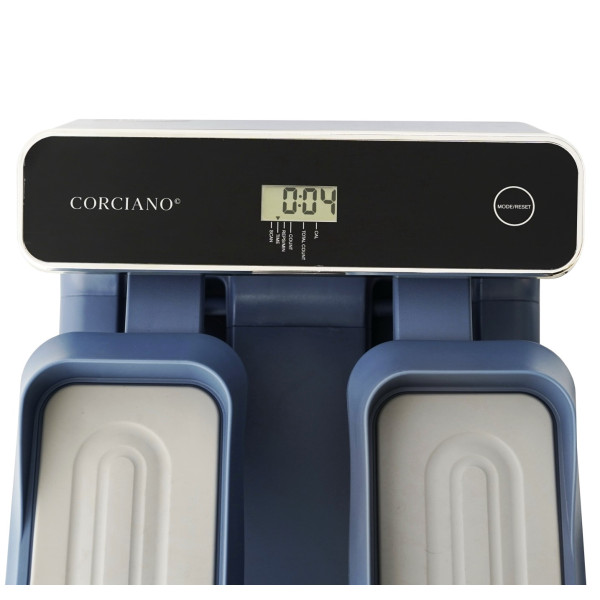 Stepper do ćwiczeń z licznikiem kroków 2w1 Fitness Corciano Niebieski STEP Schody