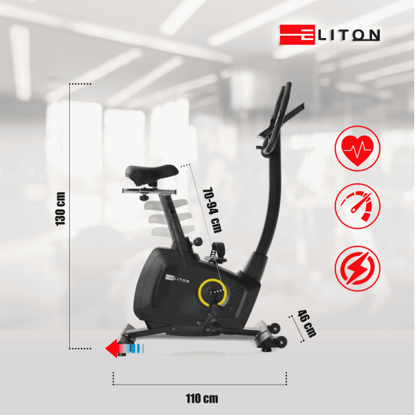 Rowerek Treningowy Stacjonarny Fitness Galaxy max150kg