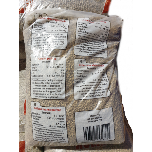 PELLET DRZEWNY PSP 15KG