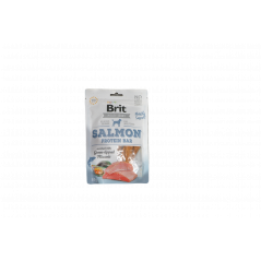 BRIT JERKY SNACK SALMON PROTEIN BAR Baton z łososia 80 g