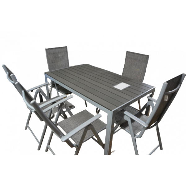 Zestaw mebli ogrodowych stół + 6 krzeseł Malta