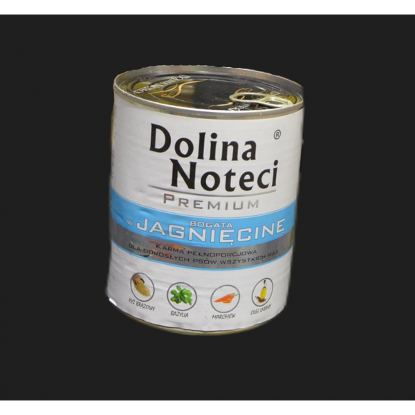 Dolina Noteci premium 800 g bogata w jagnięcinę