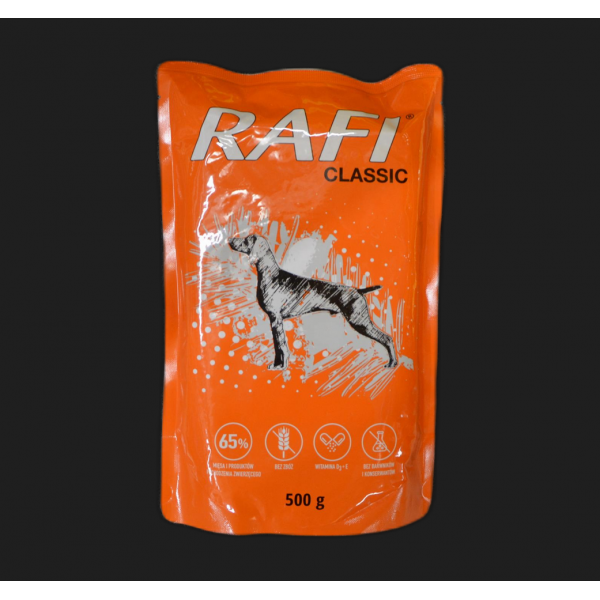 Mokra karma dla psa Rafi Classic 500 g