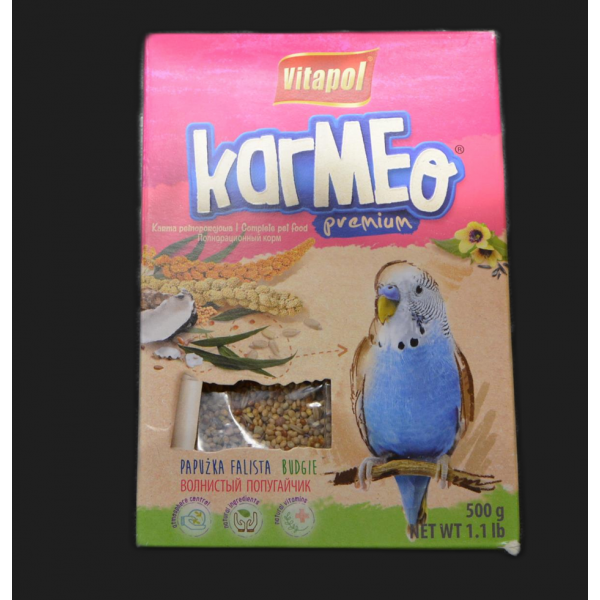 Karma pełnoporcjowa dla papużki falistej 500 g KARMEO Premium