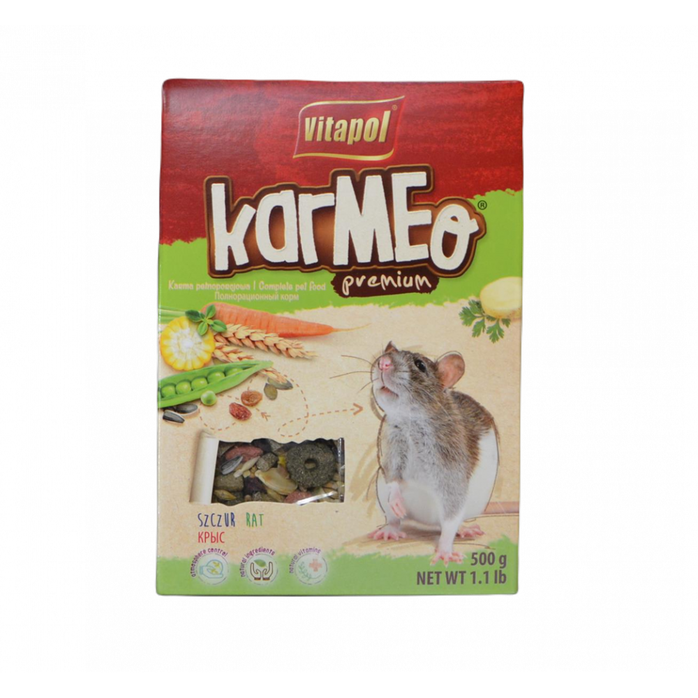 KARMEO premium karma pełnoporcjowa dla szczura 500 g