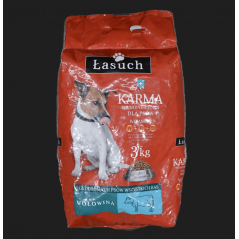 Karma dla psa Łasuch 3kg wołowina