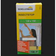 Moskitiera do okien Schellenberg Insectstop BASIC BIAŁA 130 x150 cm