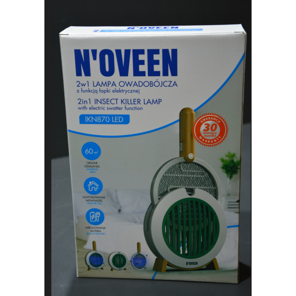 Lampa owadobójcza IKN870 LEDz funkcją łapki elektrycznej