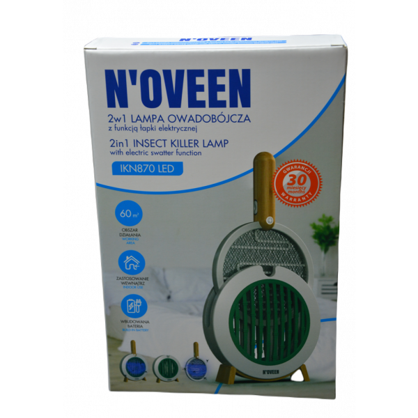Lampa owadobójcza IKN870 LEDz funkcją łapki elektrycznej