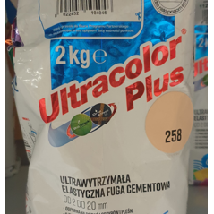 Fuga cementowa ULTRACOLOR PLUS 2 kg brzoskwinia 258