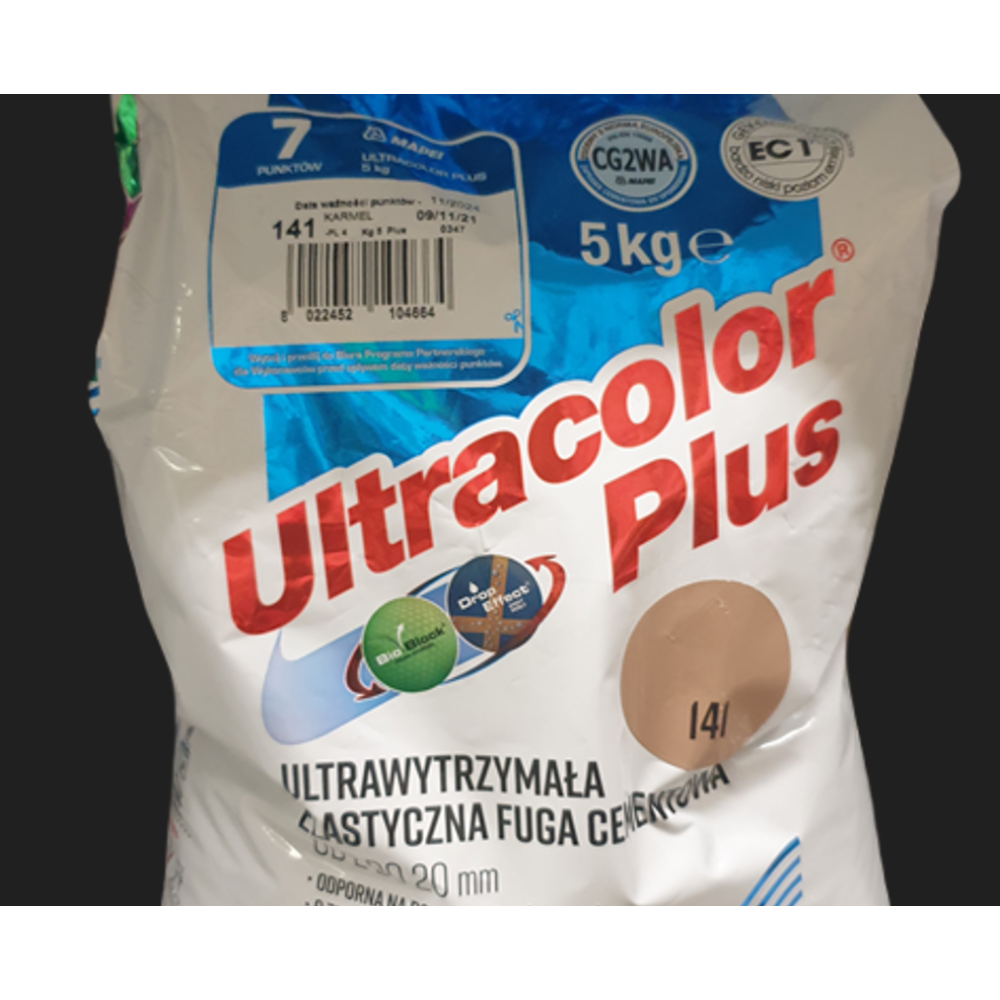 Fuga cementowa ULTRACOLOR PLUS 5 kg kolor karmel 141