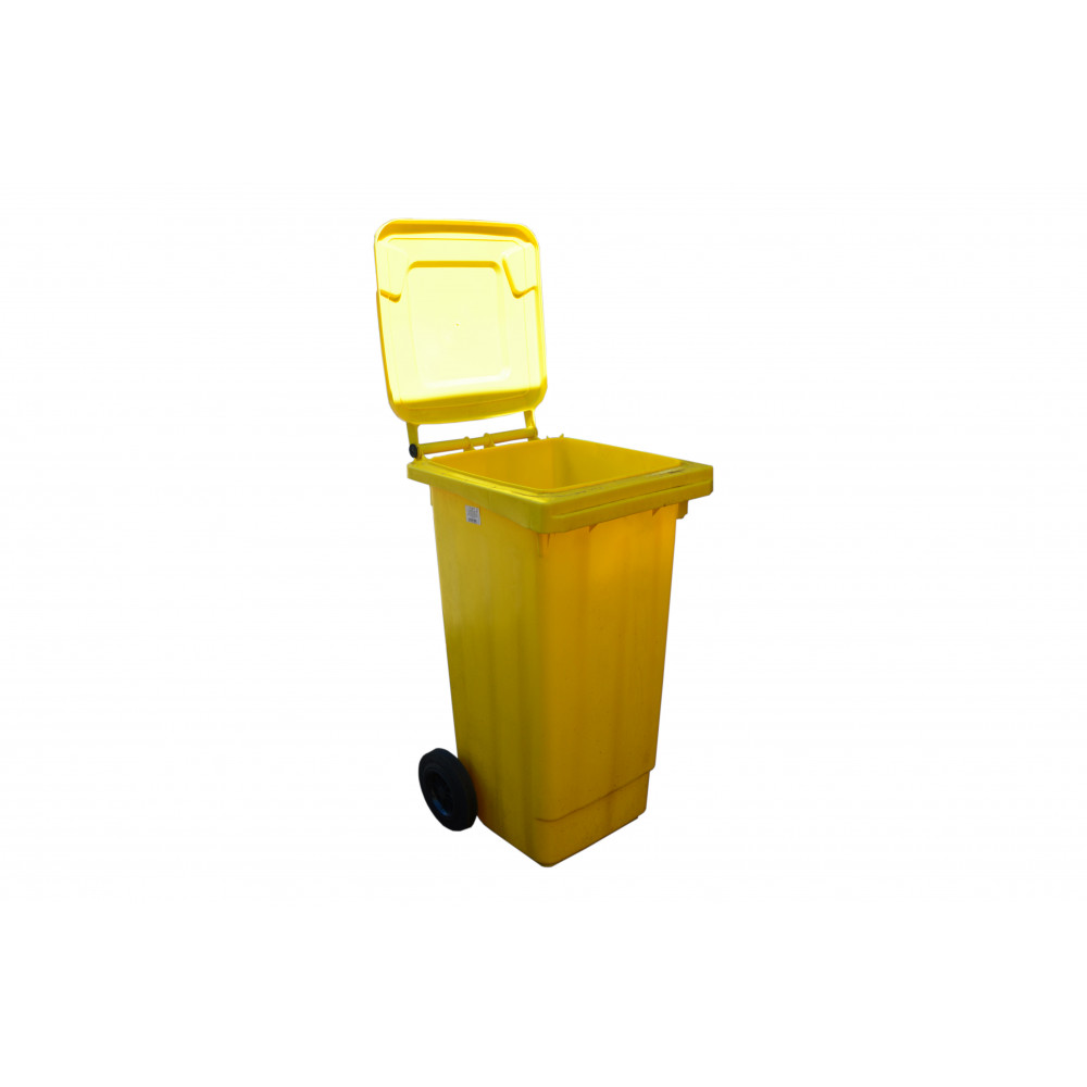 Pojemnik na śmieci 120L Żółty