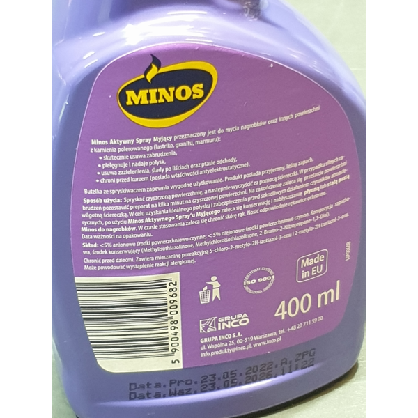 Aktywny spray myjący MINOS 400 ml