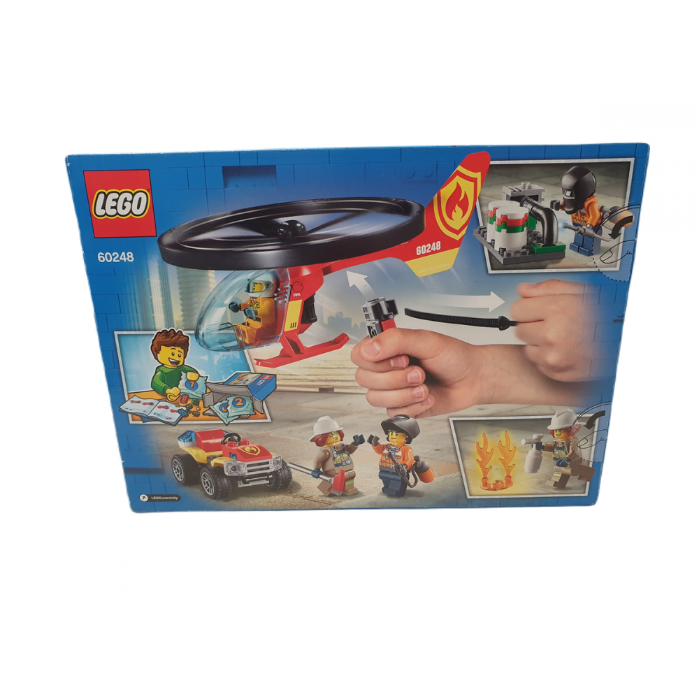 KLOCKI LEGO City 60248 Helikopter strażacki leci na ratunek