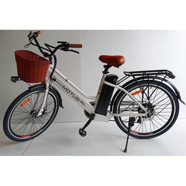 ROWER ELEKTRYCZNY  MOTUS CITY WHITE ECO