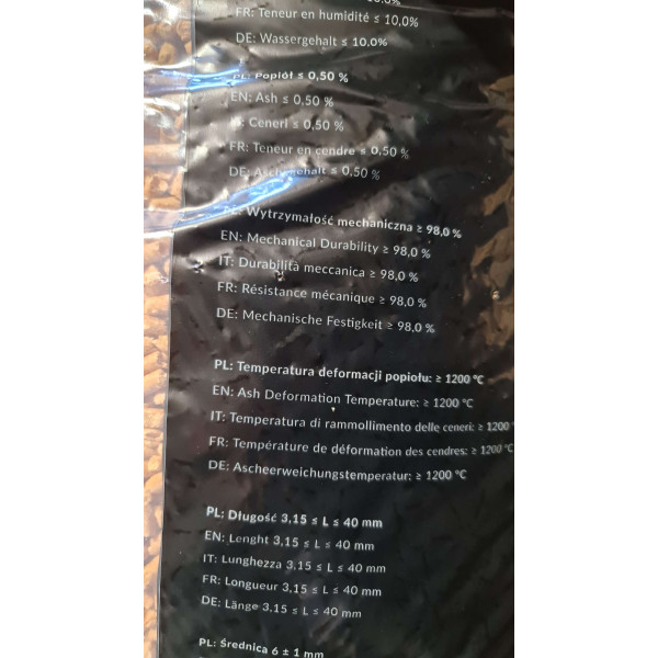 PELLET DRZEWNY HITON PREMIUM 15KG