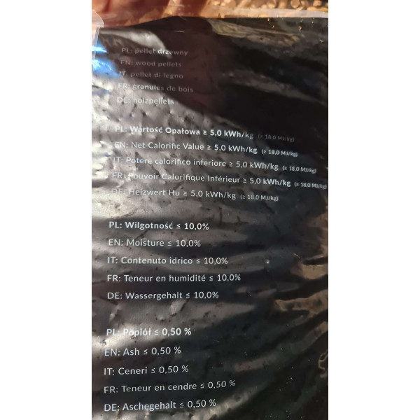 PELLET DRZEWNY HITON PREMIUM 15KG