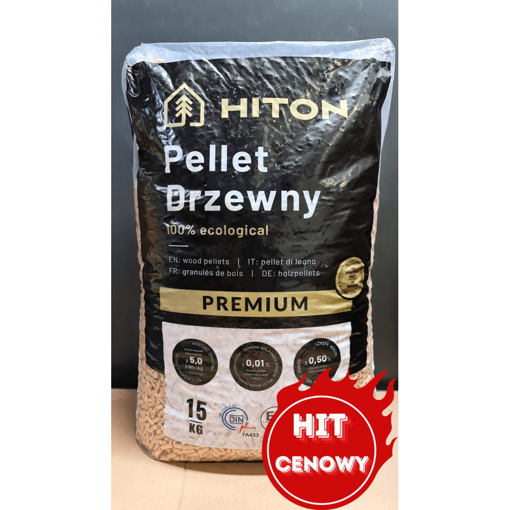 PELLET DRZEWNY HITON PREMIUM 15KG